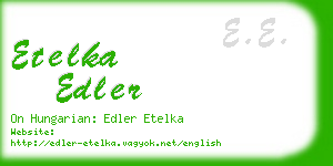 etelka edler business card